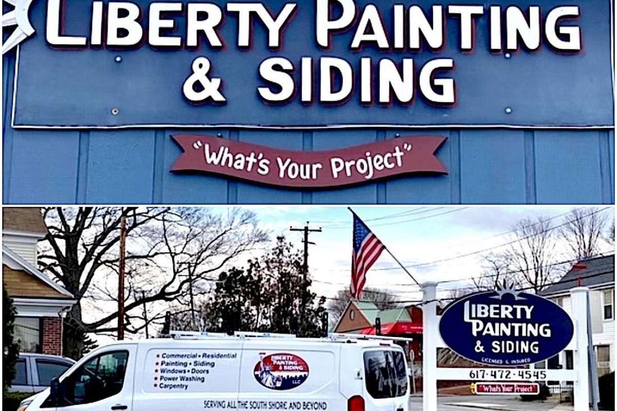 A photo of Liberty Painting & Siding business. Van & Sign