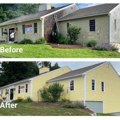 Norwell Ext. Paint Before & After