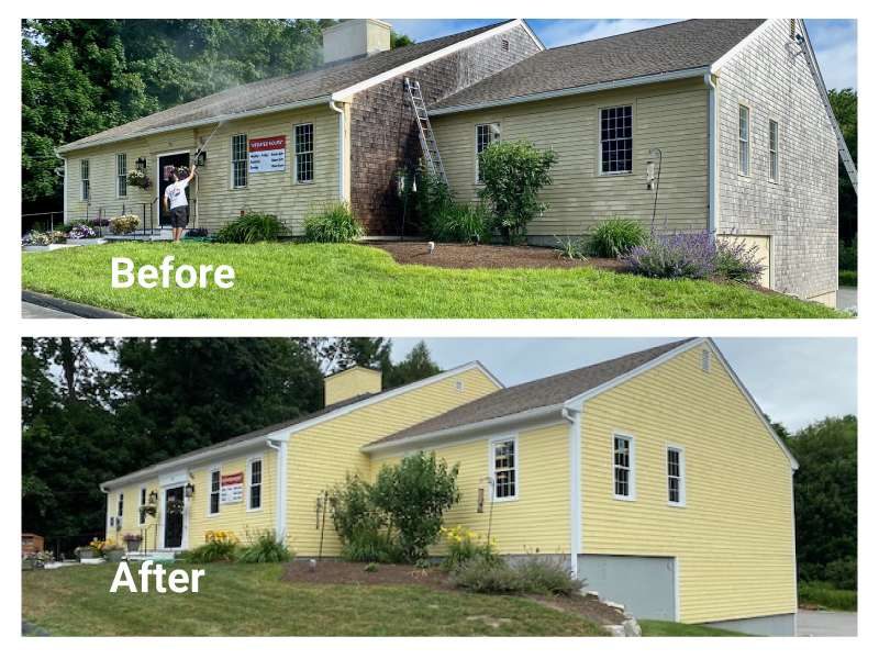 Norwell Ext. Paint Before & After